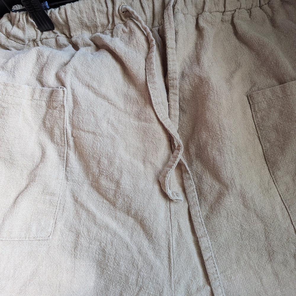Drawstring Linen Pants - Picture 8 of 13